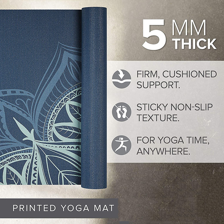 Tapis de yoga avec logo personnalisé PIR