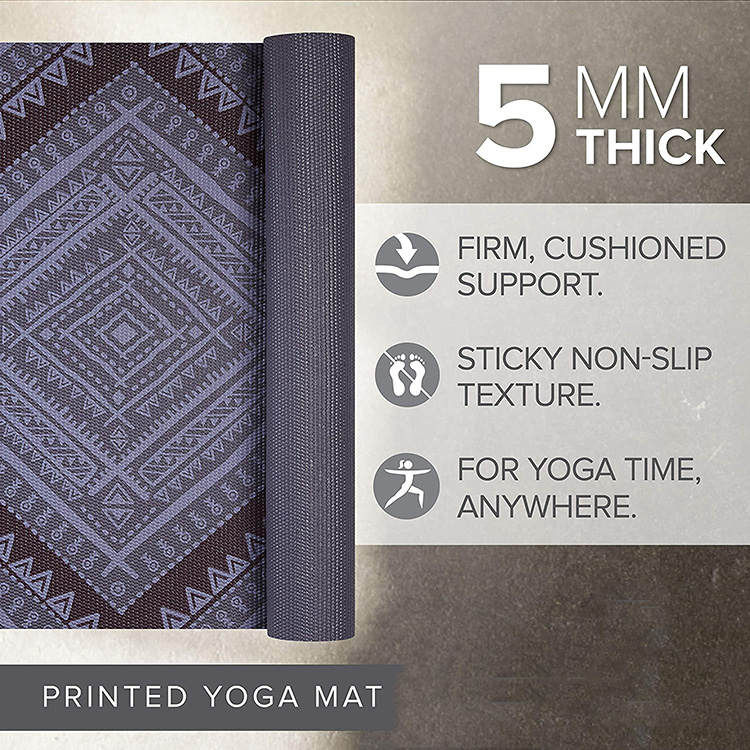 Tapis de yoga en matériau écologique en uréthane