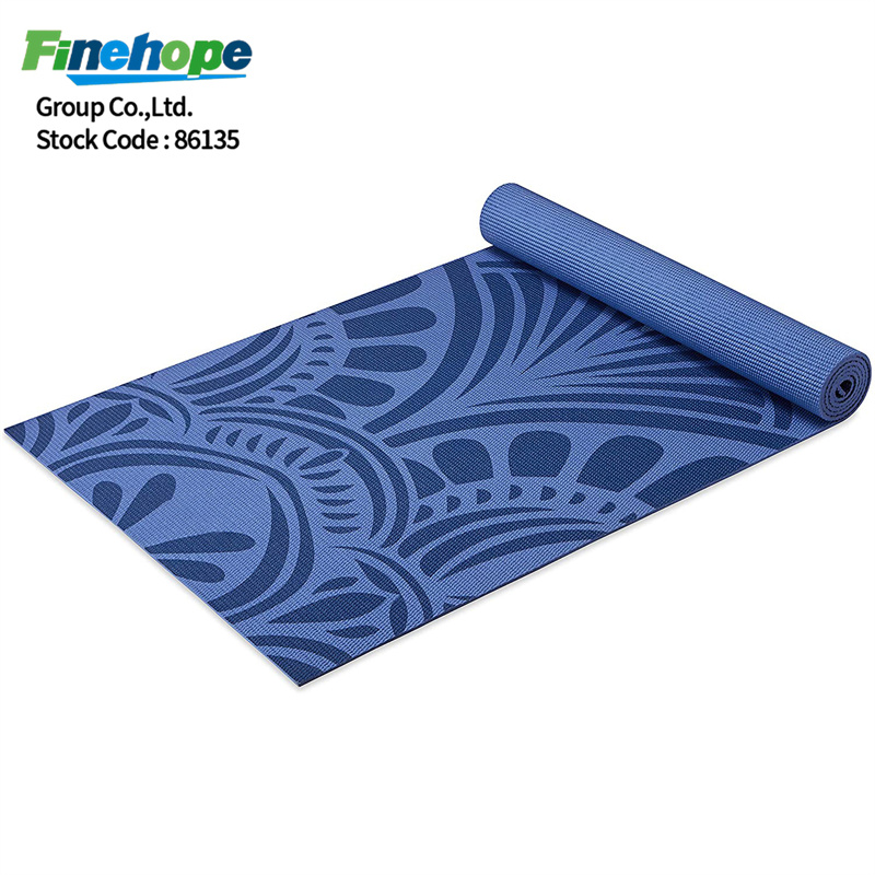 Tapis de yoga avec logo personnalisé en uréthane