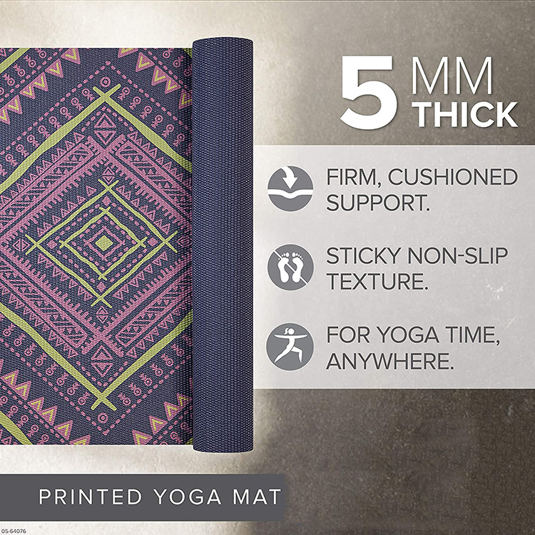 Tapis de yoga imprimé sur mesure en uréthane