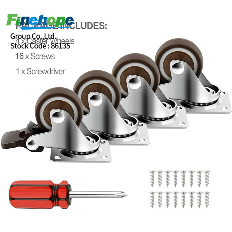 FUR eco friendly material swivel caster