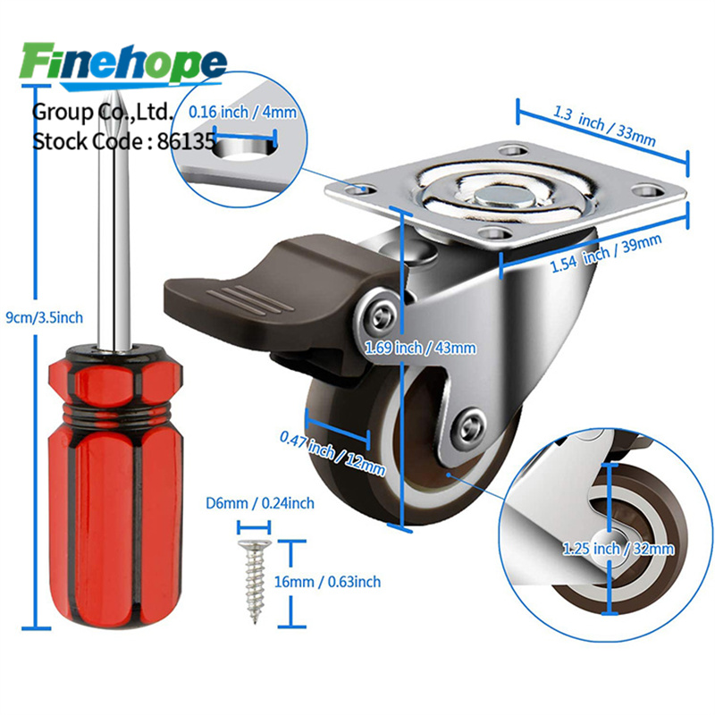 FUR wholesales swivel caster