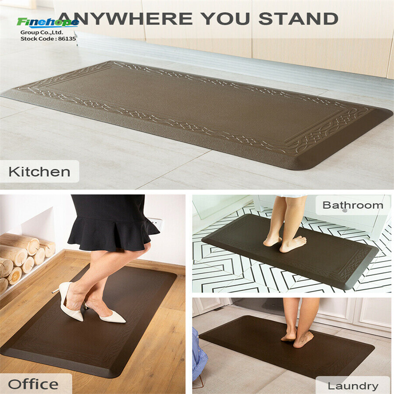 Tapis de cuisine imperméable en polyuréthane