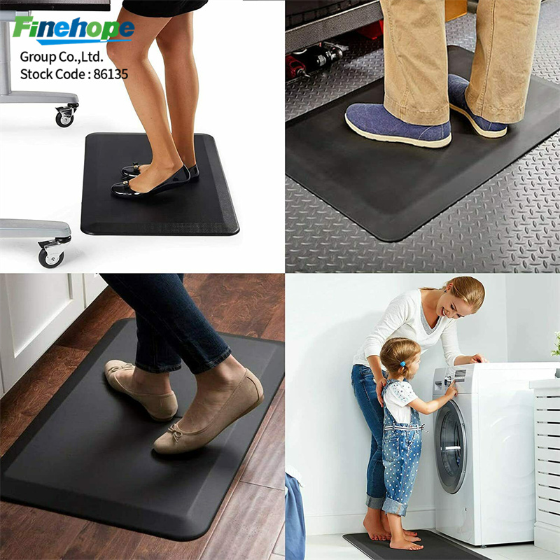 Tapis de cuisine anti-fatigue en mousse de polyuréthane