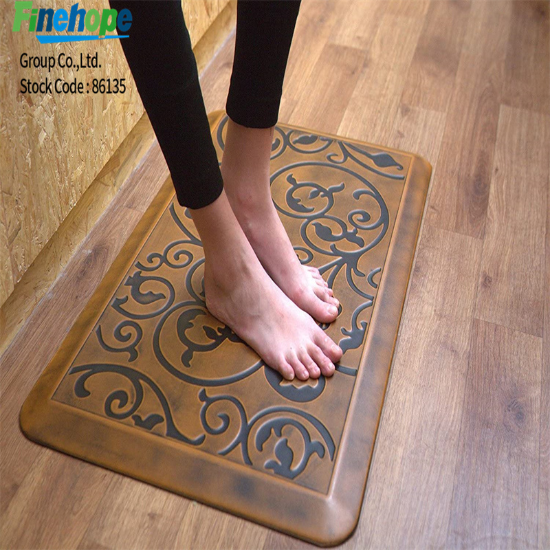 Tapis de cuisine imperméable en mousse PU