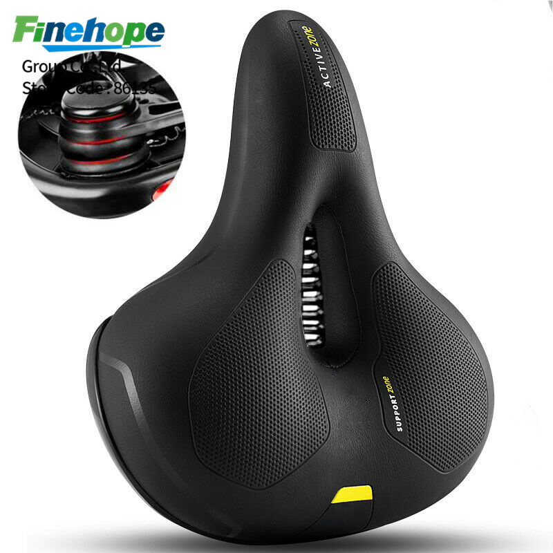 Siège de vélo avec logo personnalisé en PU