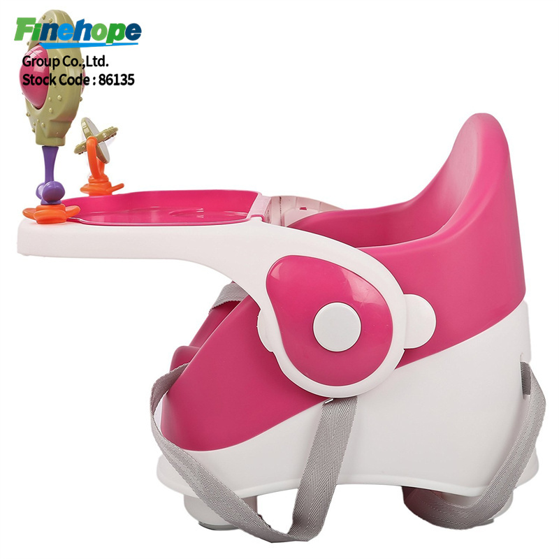 Siège bébé rose FOURRURE