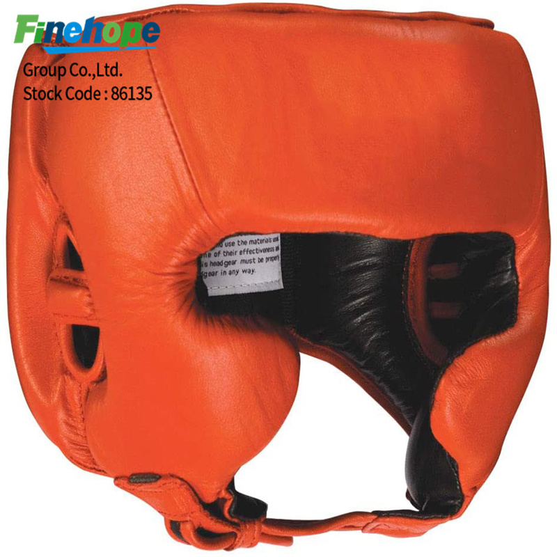 Casque de vente chaude en PU de couleur orange