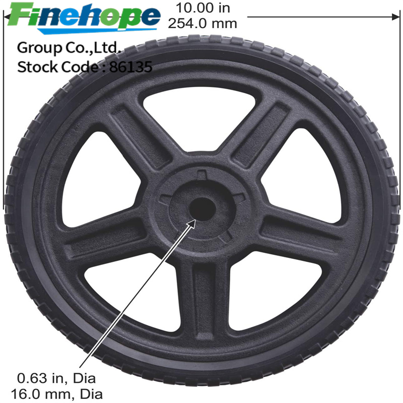 Pneu élastomère PIR de 254mm