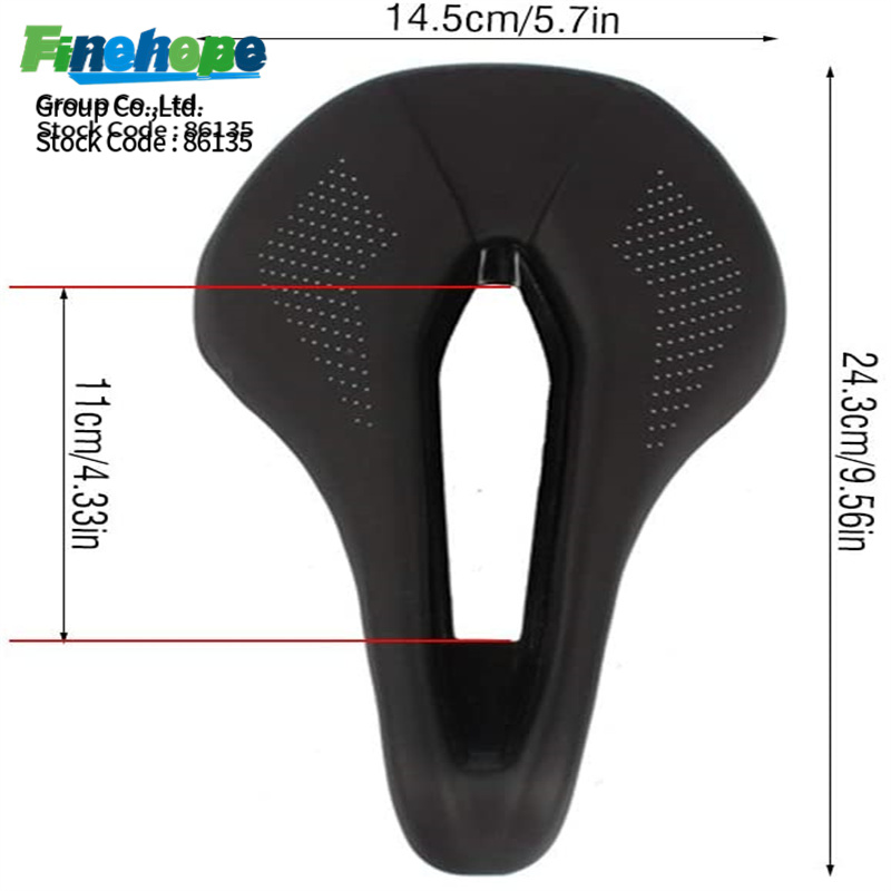 Siège de vélo en polyuréthane de 24,3x14,5cm