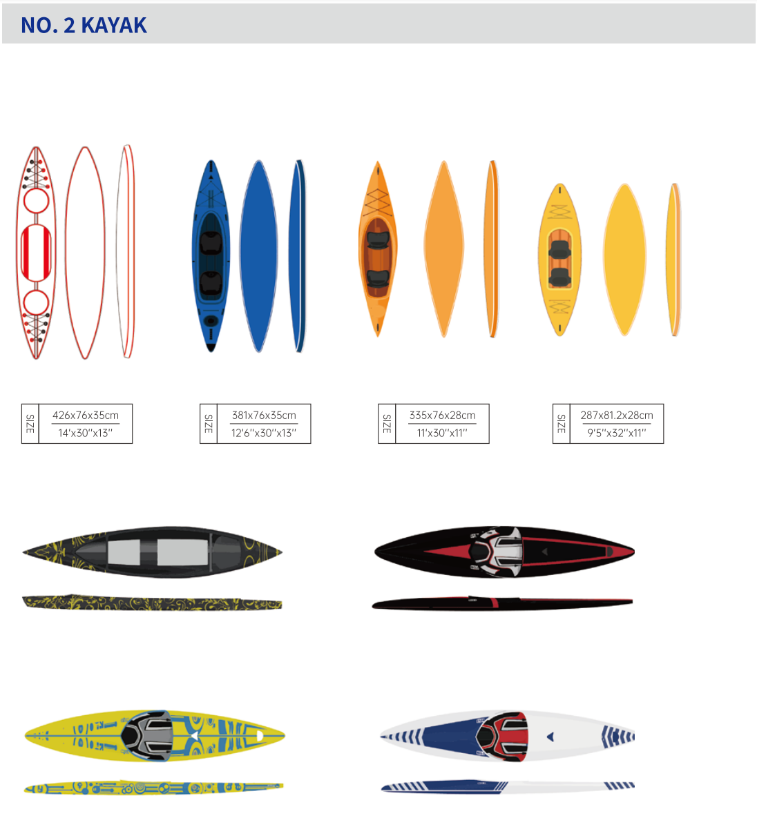 Product show 2 - Kayak