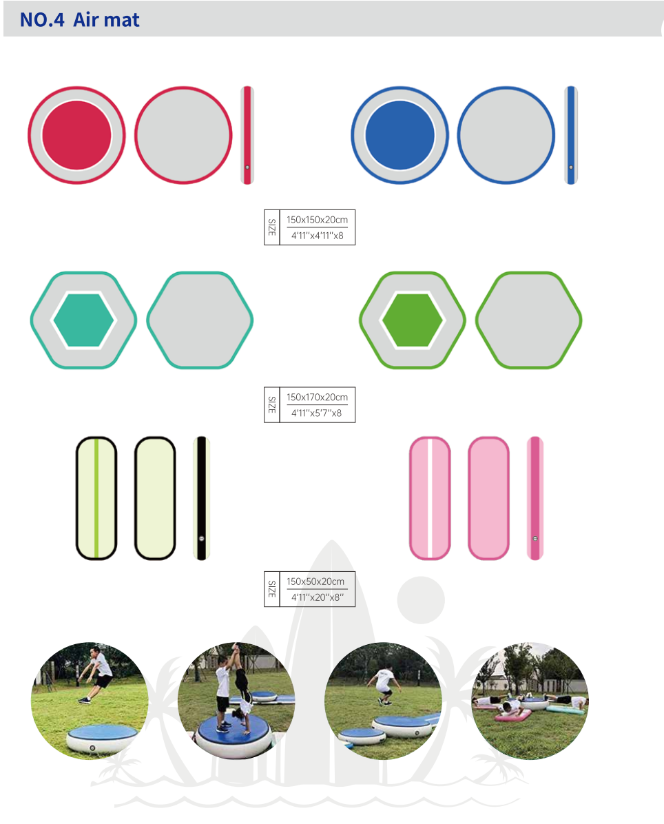 Product show 4- Air tracks and mats