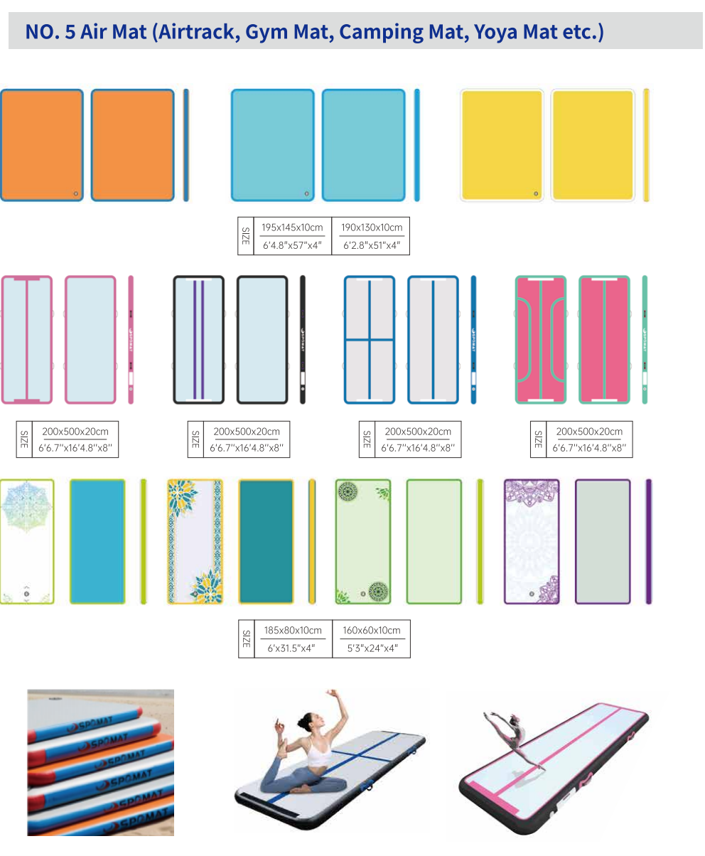 Product show 6 - Gym mats, Yoga mats, Camping mats