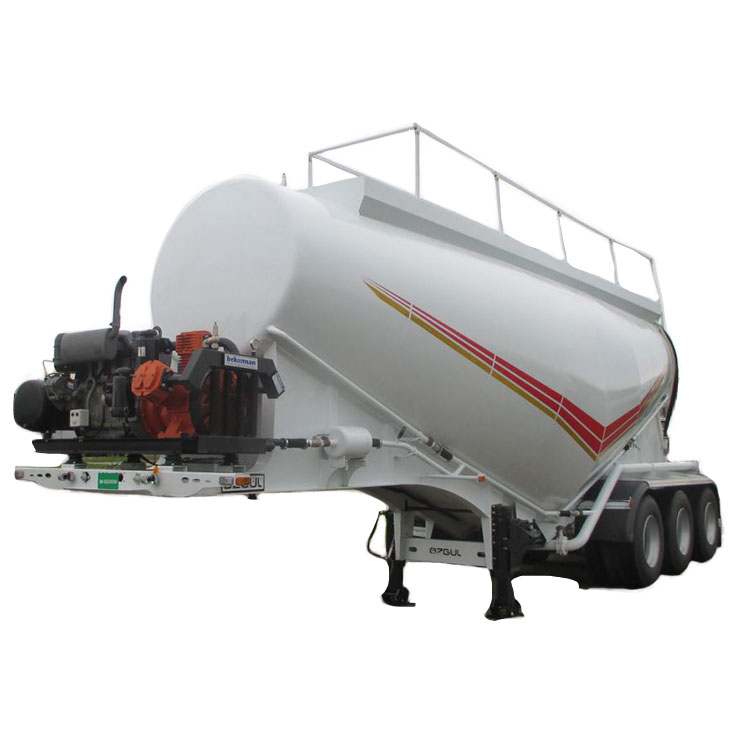 3 Axles 45CBM Transport Bulk Cement Semi Trailer