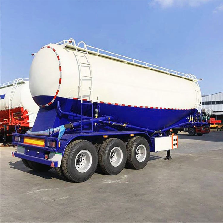 3 Axles 40CBM V Type Bulk Cement Semi Trailer