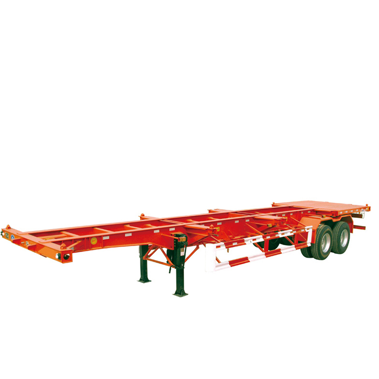 2 Axle 20FT Container Skeleton Trailer