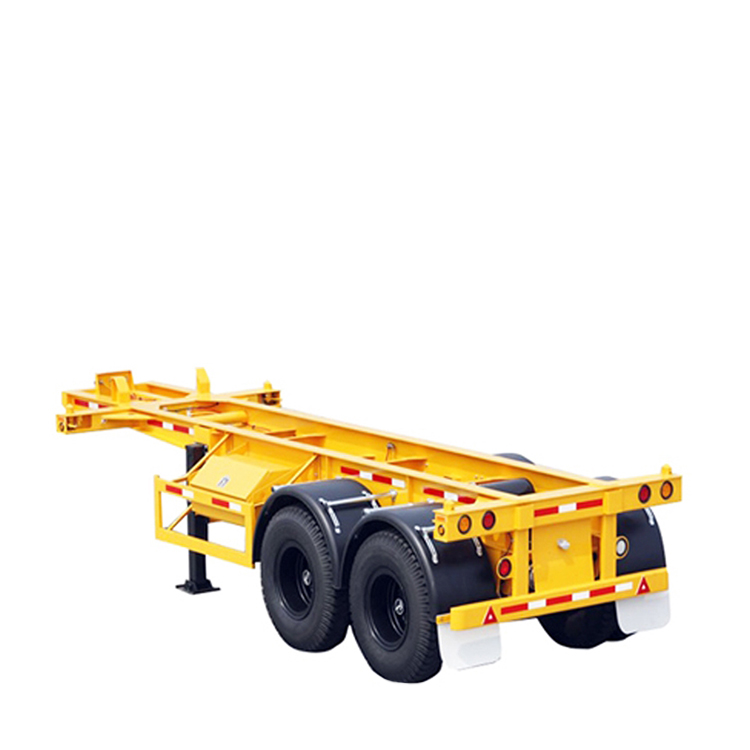 2 Axle 20FT Container Skeleton Trailer