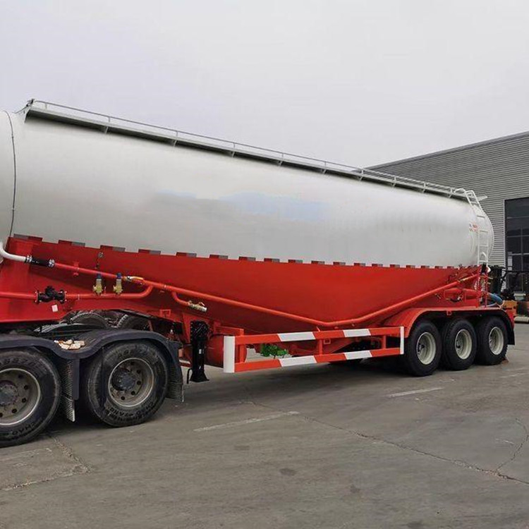3 Axle V Type Cement Tank Truck Trailer