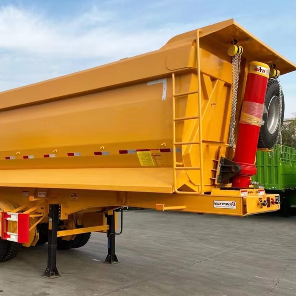 4 Axle 10 M Outlet Rear Dump Semi Trailer