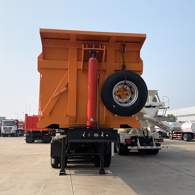 4 Axle 10 M Outlet Rear Dump Semi Trailer