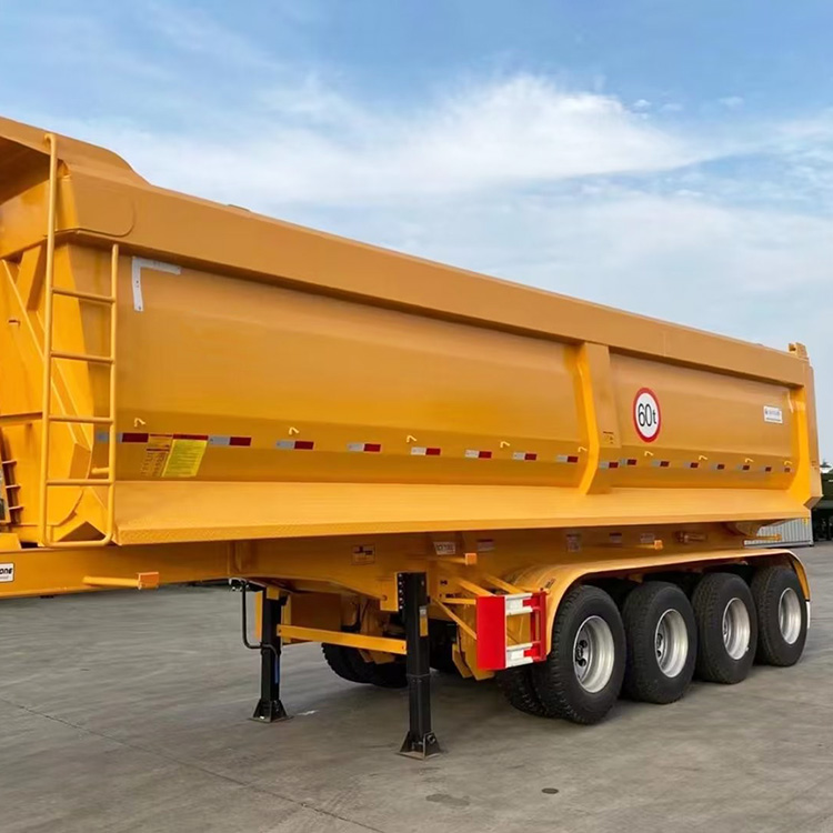 4 Axle 10 M Outlet Rear Dump Semi Trailer