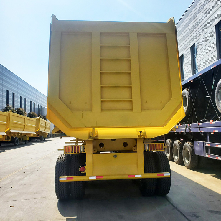 4 Axle U Shape 70T Tipper Semi Trailer