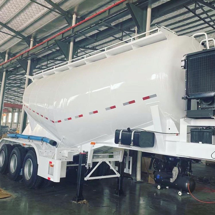 Tri Axle Dry Bulk Cement Tanker Truck Trailer