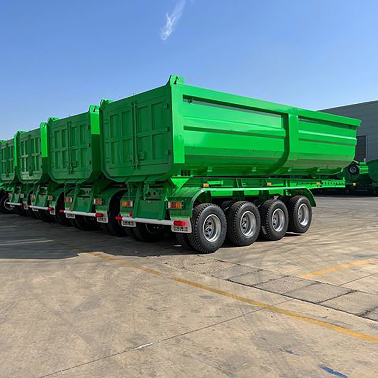 4 Axle 40 CBM Hydraulic Rear Dump Trailer