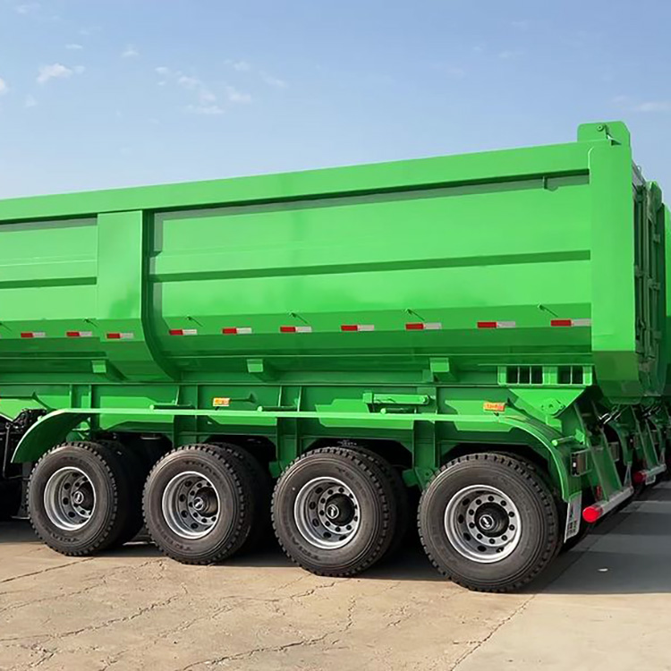 4 Axle 40 CBM Hydraulic Rear Dump Trailer