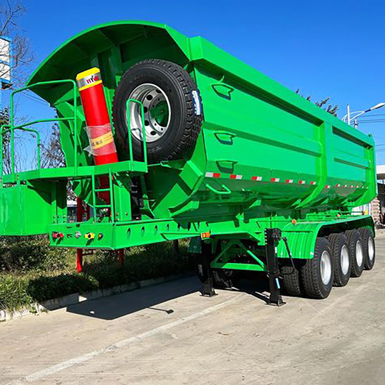 4 Axle 40 CBM Hydraulic Rear Dump Trailer