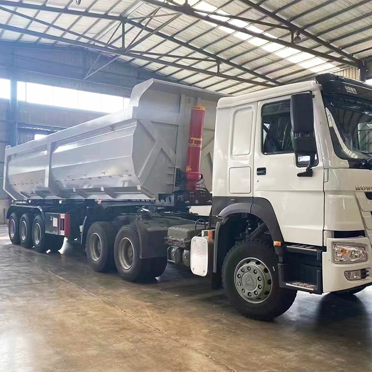 3 Axle U Shape 30 Cubic Meter Dump Trailers