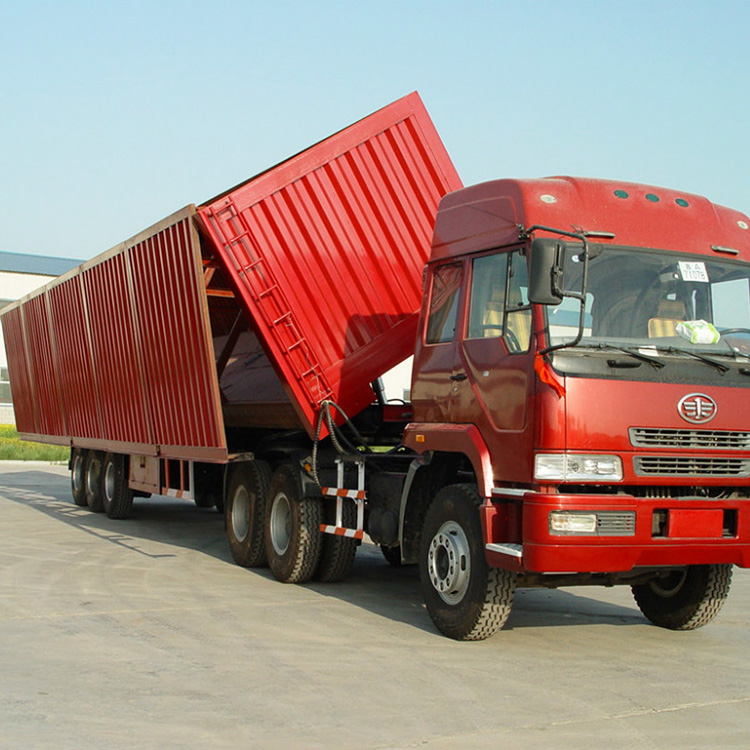 3 Axle 60T Side Dump Semi Trailer