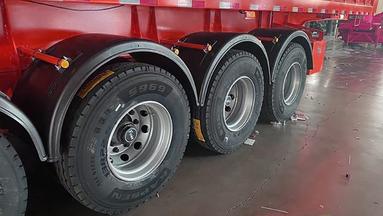 80T dump semi trailer