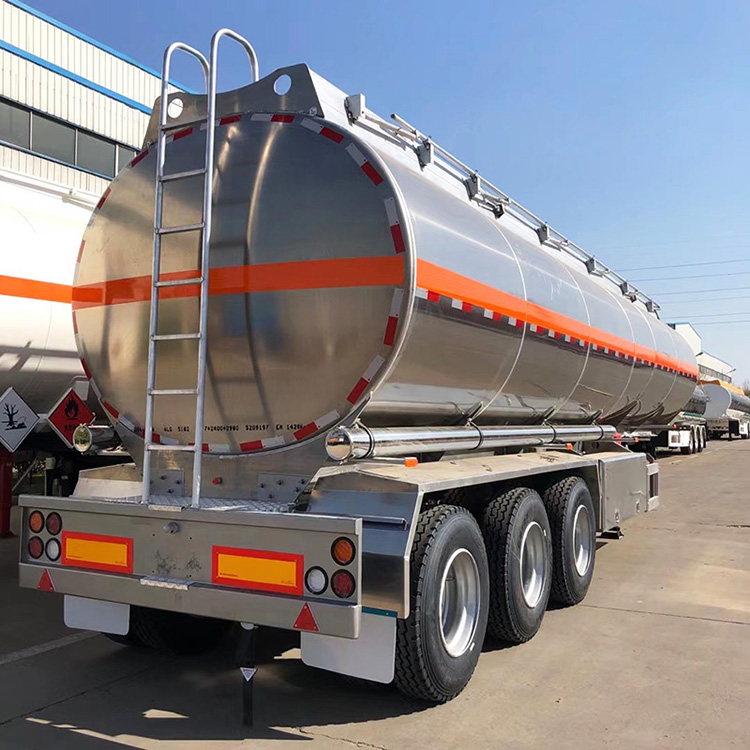 3 Axle Aluminum Tank 42000L Tank Truck Trailer