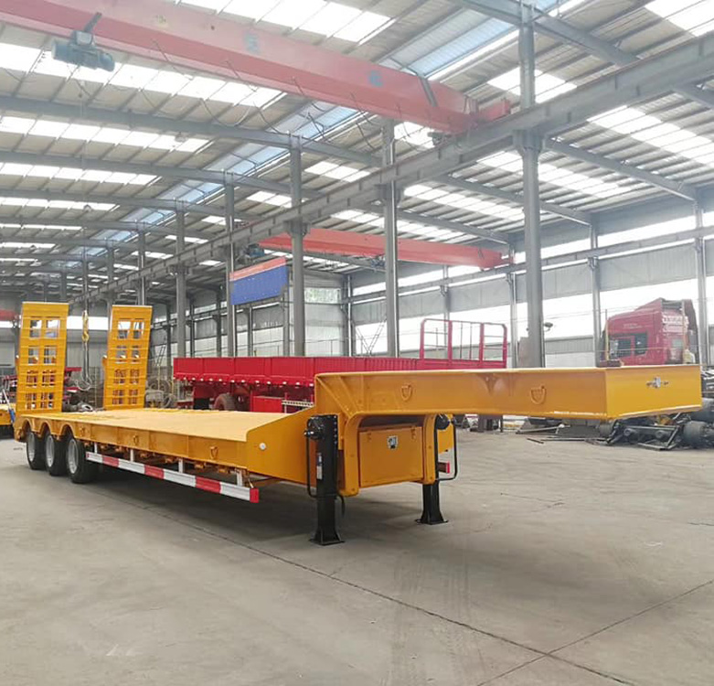 3 Line 6 Axle Detachable Gooseneck Low Bed Trailer