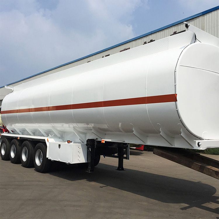 4 Axles 50000 Liter Oil Tanker Semi Trailer