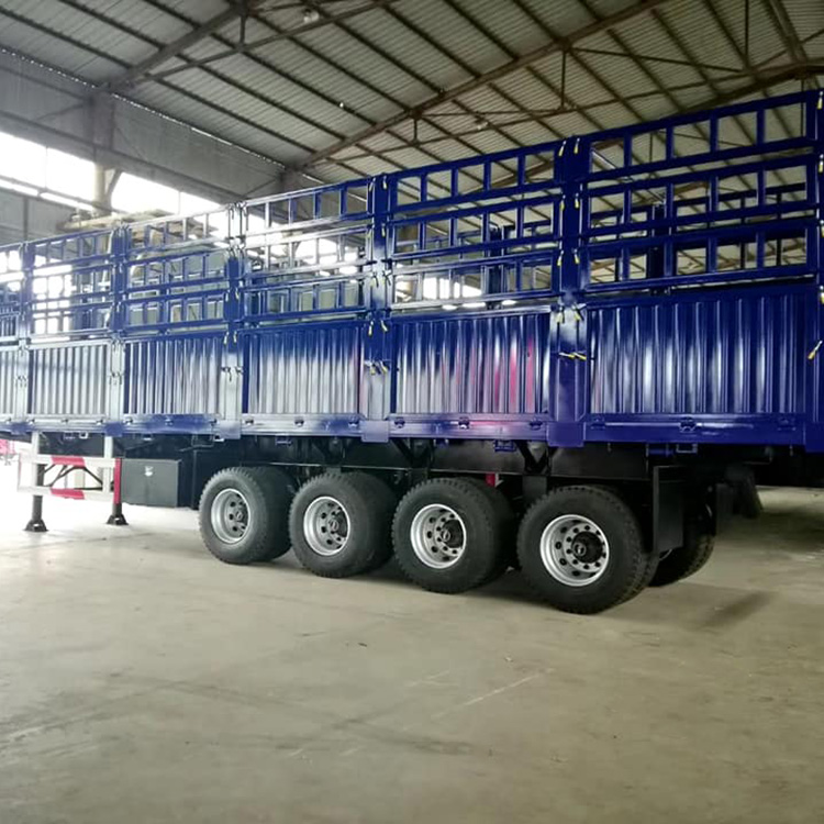 4 Axle 60T Fence Transport Trailer