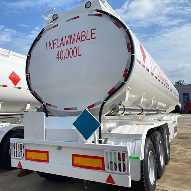 3 Axle 40000 Liters Fuel Tanker Truck Trailer