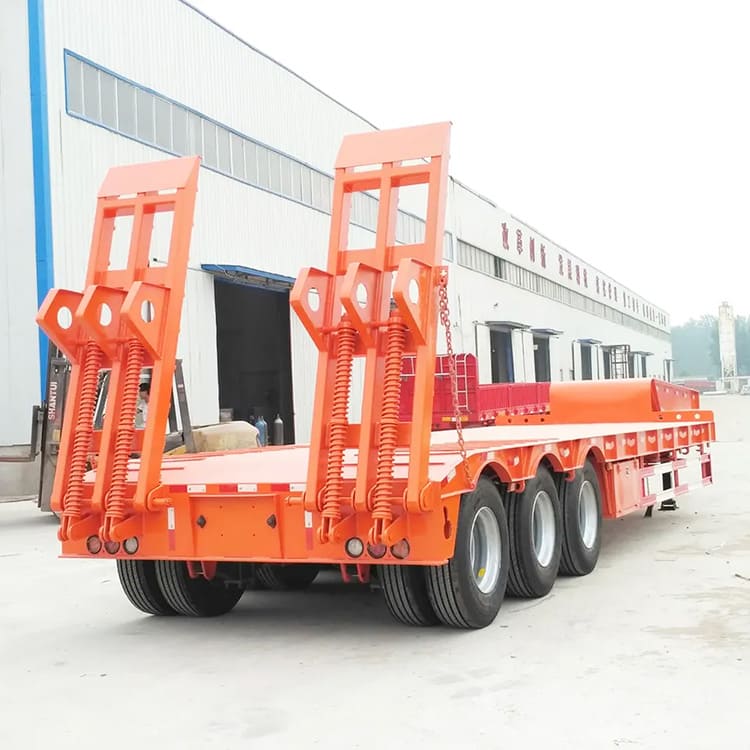 3 Axle 50T Detachable Low Bed Trailer