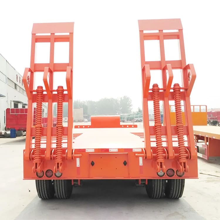 3 Axle 50T Detachable Low Bed Trailer