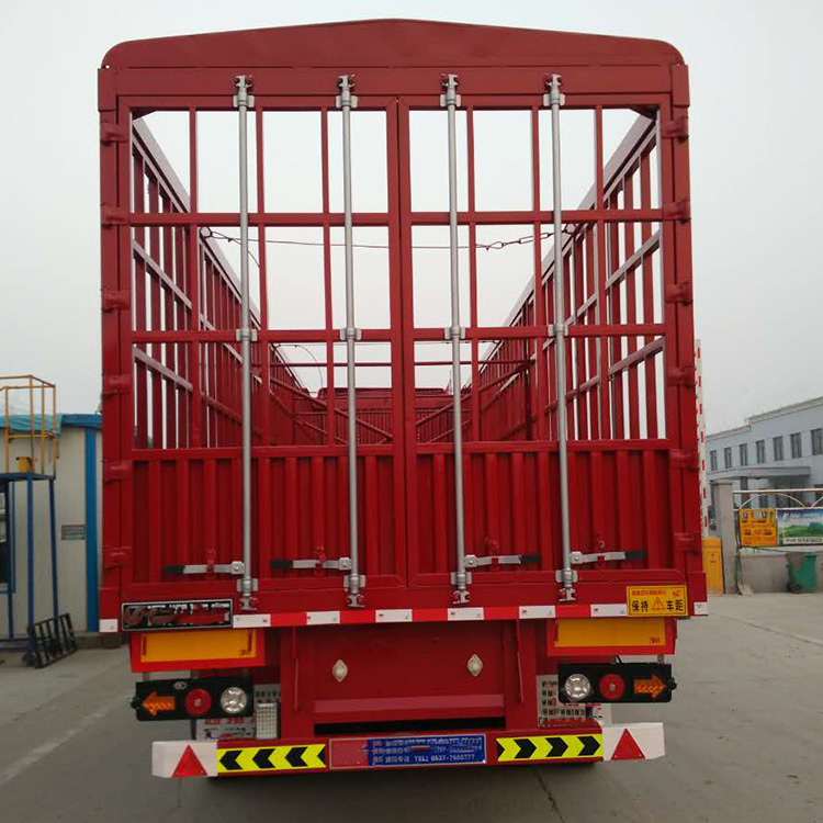 3 Axle 60T Cargo fence Semi Trailer