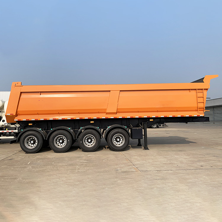 4 Axle 10 M Hydraulic Self-dumping Semi Trailer