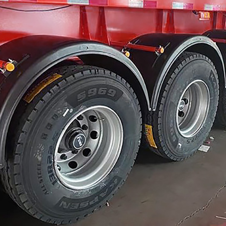 4 Axle 80T Hydraulic Self Dumping Semi Trailer