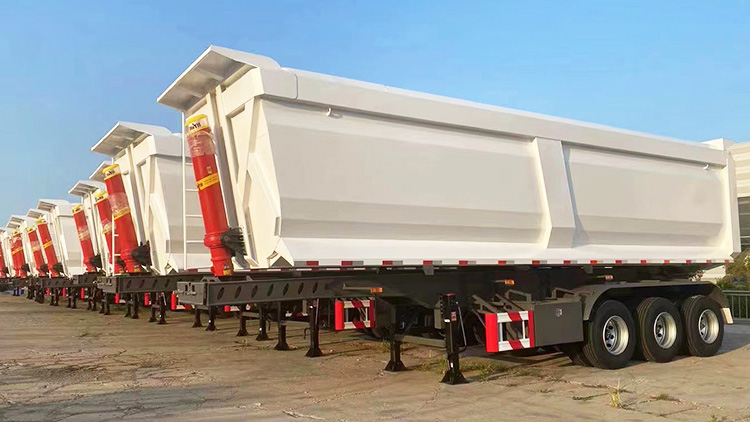 3 axis U type dump truck
