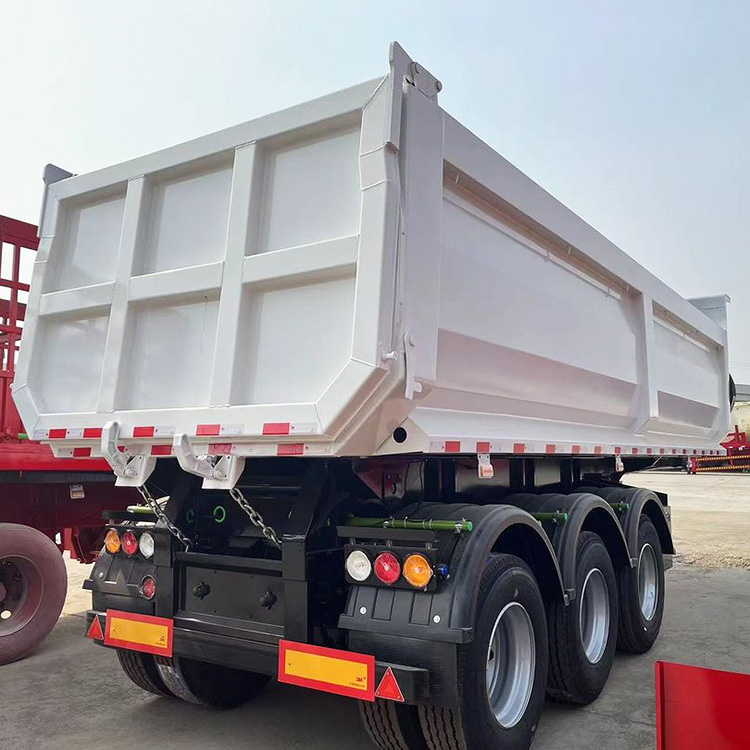 3 Axle U Shape 30 Cubic Meter Dump Trailers