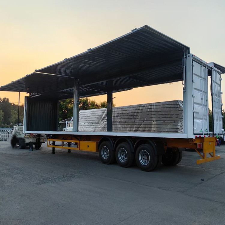 Half box trailer
