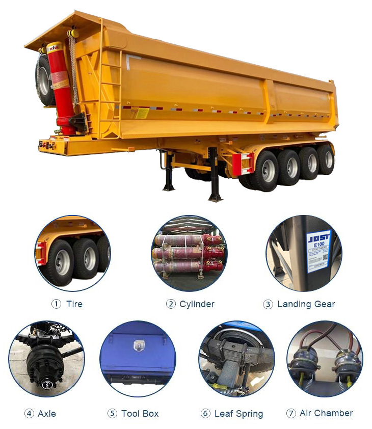 10 meters hydraulic dump truck