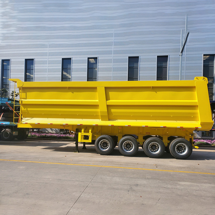 4 Axle U Shape 70T Tipper Semi Trailer