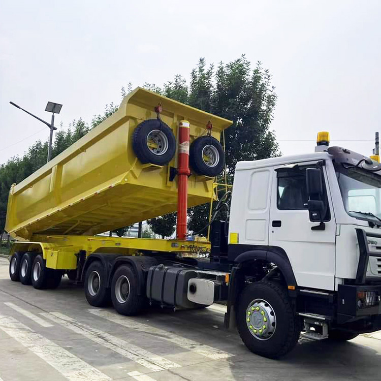 3 Axle 30T Rear Tipper Semi Trailer