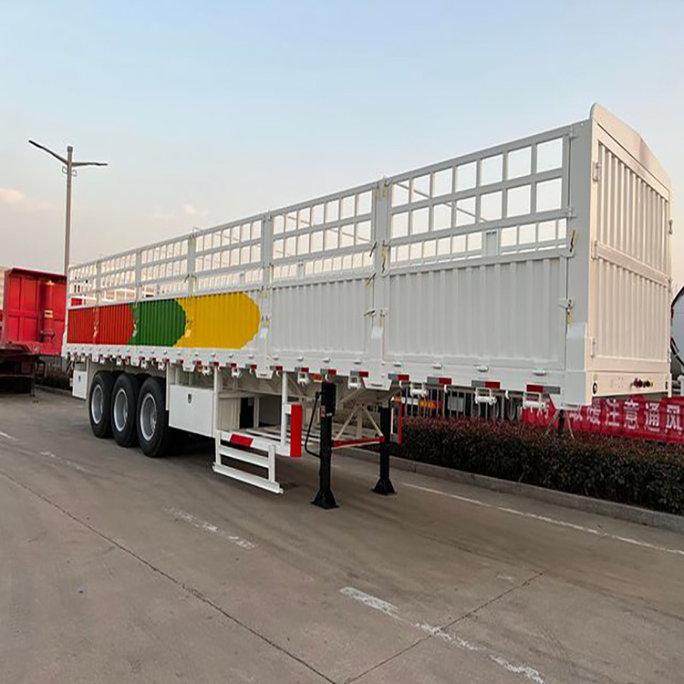 3 Axle 60 Ton Fence Cargo Semi Trailer